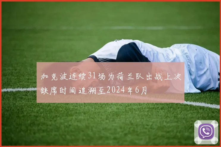 加克波连续31场为荷兰队出战上次缺席时间追溯至2024年6月